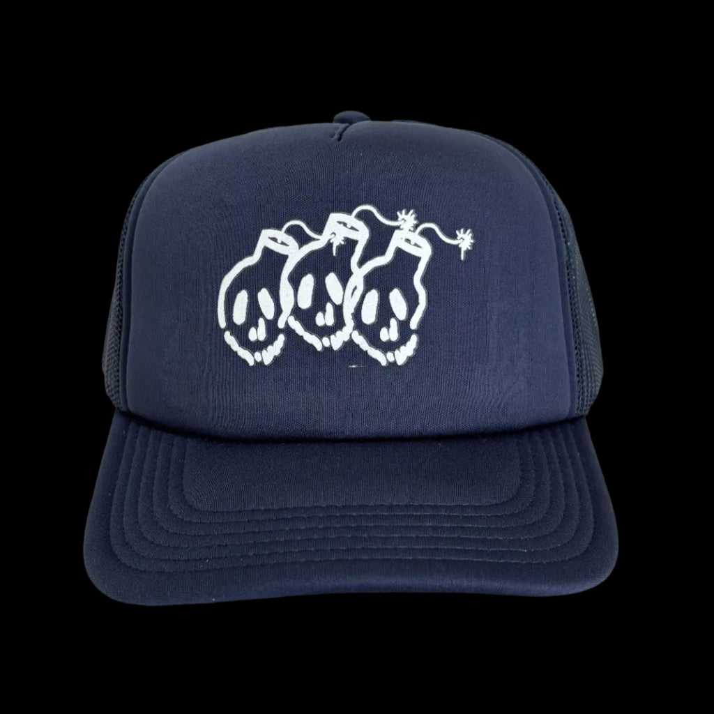 Skully Trucker (Navy)