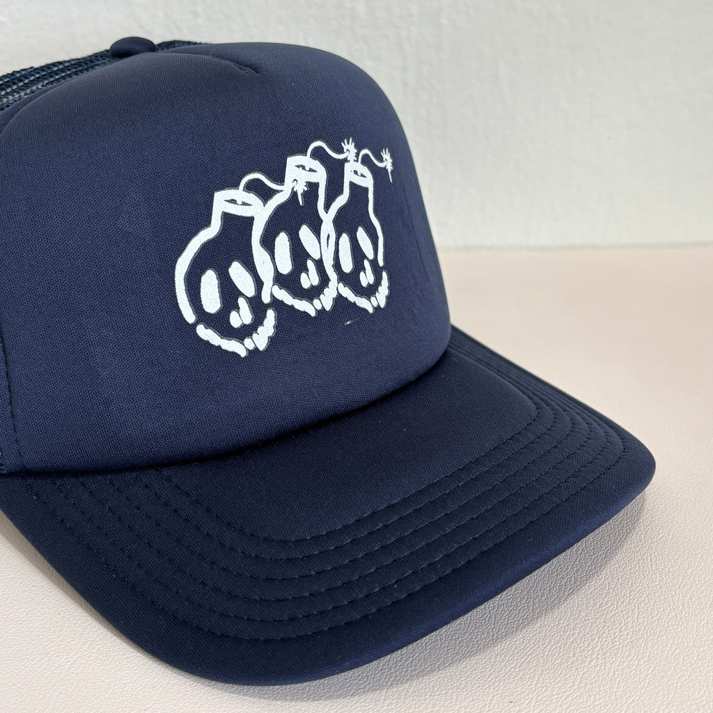 Skully Trucker (Navy)